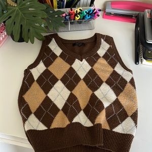 Brown Sweater Vest